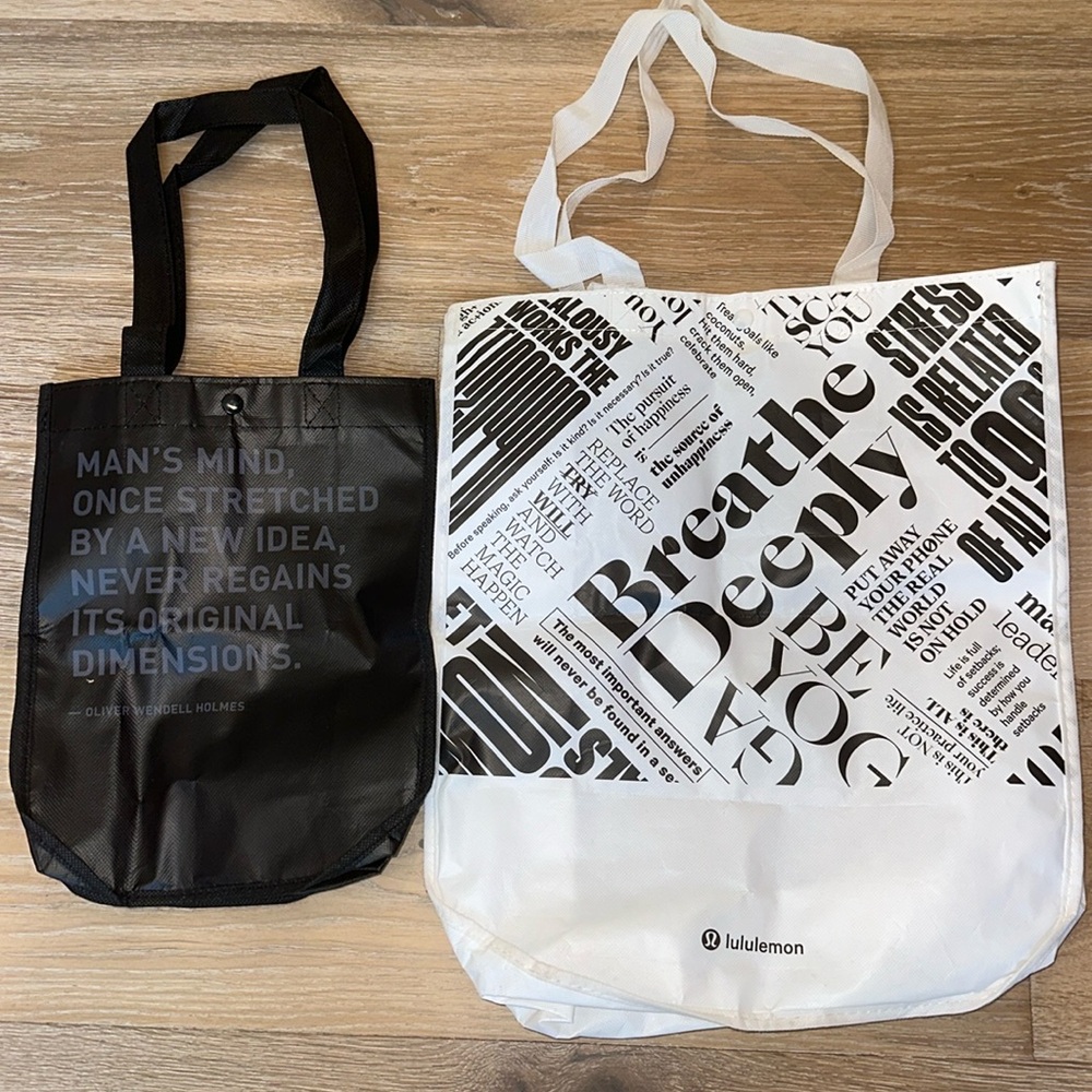 Lululemon tote bags Set of 2